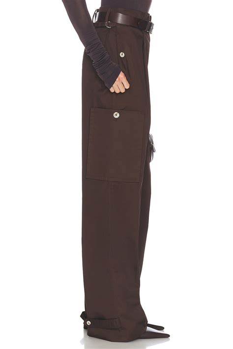 Helsa Paperbag Pant in Cacao | FWRD