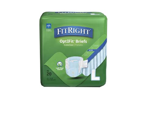 Buy FitRight OptiFit Ultra Adult Briefs, Incontinence Diapers with Tabs ...