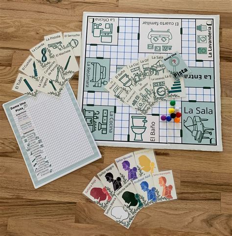 Spanish - Give Me A Clue Game, PDF Download - Etsy