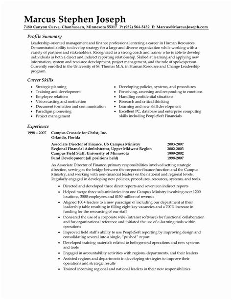 Cv Resume Summary Examples - Asta Curriculum Vitae