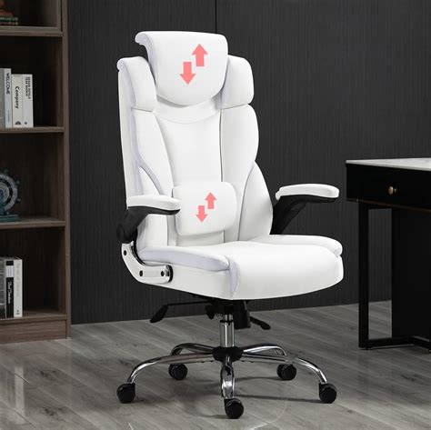 Amazon.com: YAMASORO Ergonomic Executive Office Chair High Back PU ...