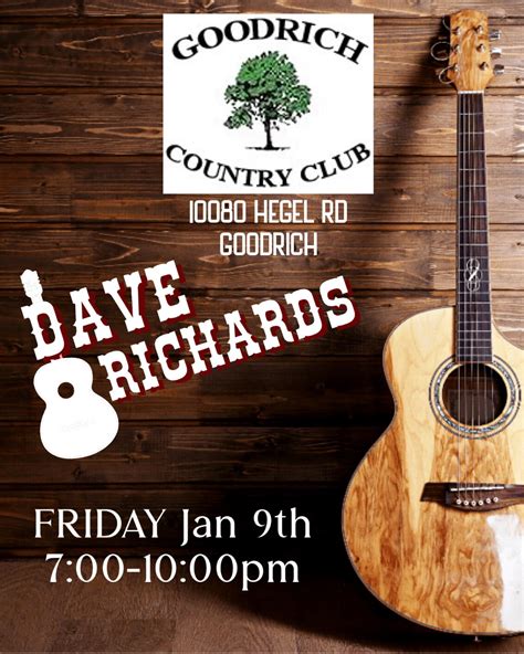 Goodrich Country Club - This Saturday, November 11 at 8pm 🤣Comedy Night ...