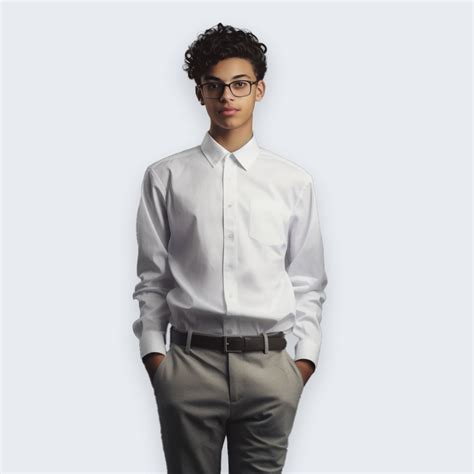 Boys White Dress Shirt with Convertible Stud Front - Kids - Toddler ...