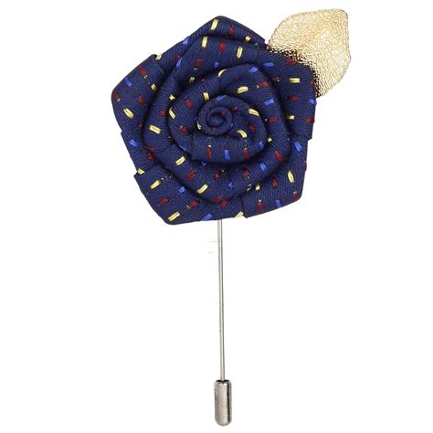 Buy Peluche Floral Pentagon - Royal Blue Colored Brooch/Lapel Pin for ...