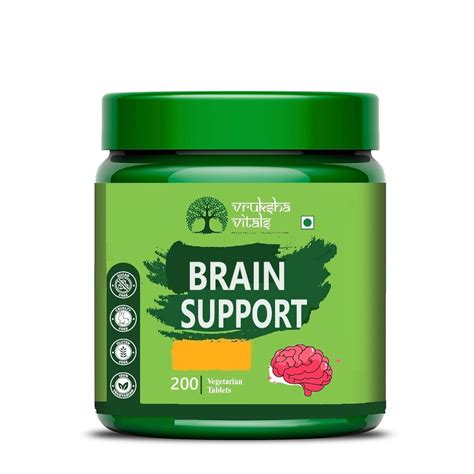 Vruksha Vitals Ginkgo Biloba - Brain Support 200 tablets/capsules ...