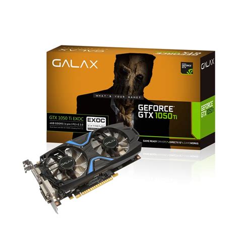 Buy Galax GTX 1050 TI EXOC 4GB GDDR5 at Lowest Price in India ...