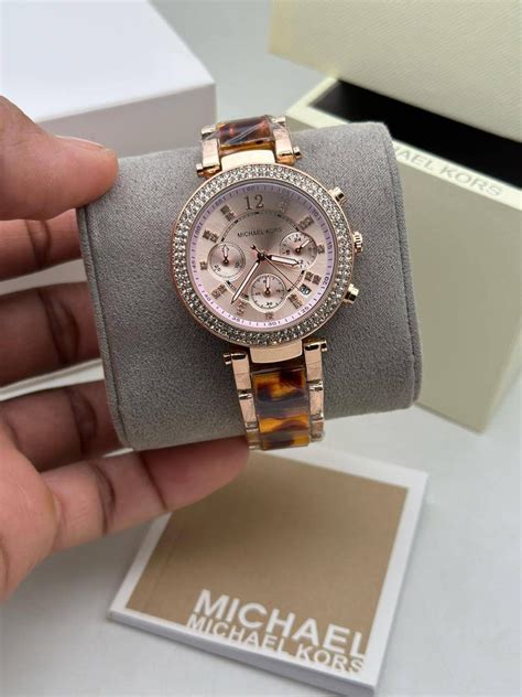 MK Animal Print Strap Watch | LAVENDER OFFICIAL – Lavender Official
