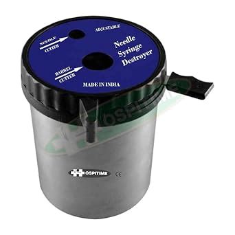 Hospitime Needle Cutter & Syringe Destroyer - Manual Needle Cutter cum ...