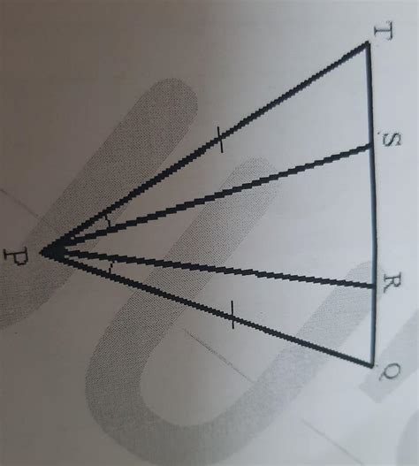In the given figure, PQ=PT and angle TPS = angle QPR, Prove that ...
