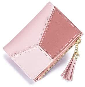 Buy Alexvyan Pink Small Bi-Fold Women's Purse Wallet Card Organizer ...