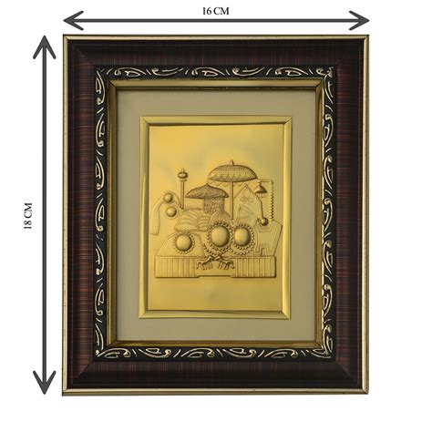 PrayEveryday - Vaishno Mata Photo Frames | Vaishno Mata Gold Plated ...