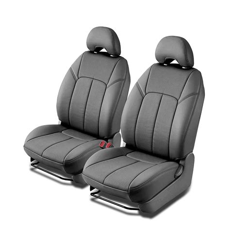 Clazzio 250021gry Grey Leather Front Row Seat Cover for Toyota 4Runner ...