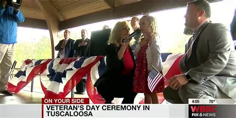 Rain doesn’t dampen patriotic spirit at Tuscaloosa Veterans Day program