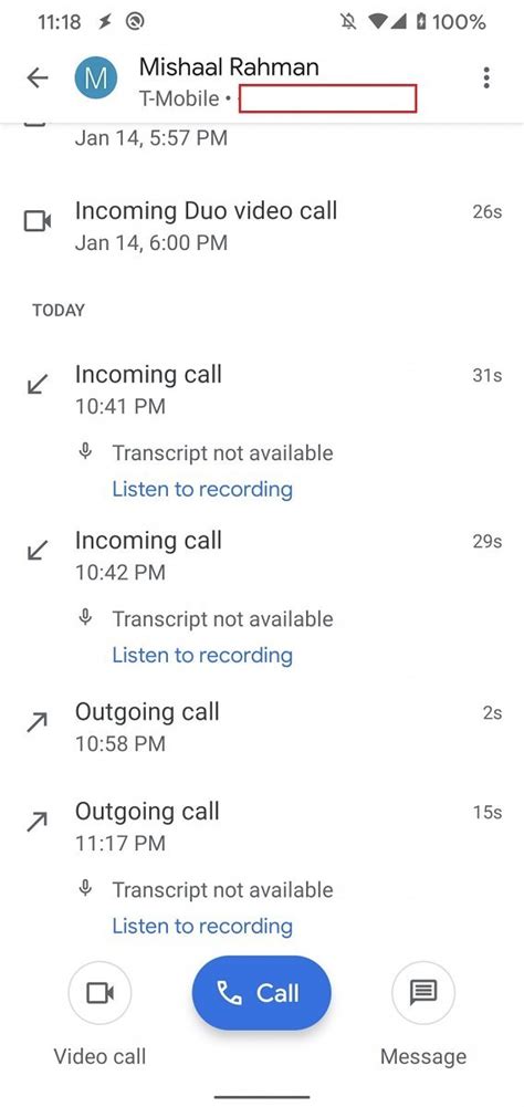 Ecco come funziona la registrazione delle chiamate su Google Telefono