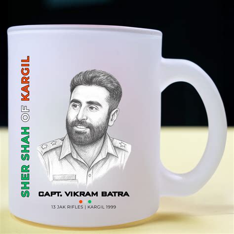 CAPT. VIKRAM BATRA - Frosted Mug