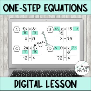 Image result for One Step Equation Multiplication