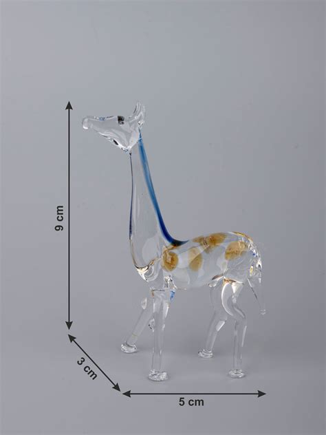 Glass Giraffe Family Set | 4-Piece Home Decor