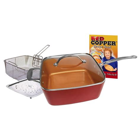 Red Copper Pan As Seen On Tv