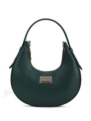 Buy RASHKI Green ERZA Solid Moon bag Online