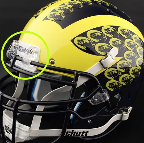 MICHIGAN WOLVERINES *MINI* Football Helmet Nameplate Decal / Sticker ...