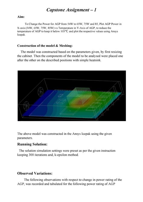 Capstone assignment 1 - Aim: Capstone Assignment – 1 To Change the ...