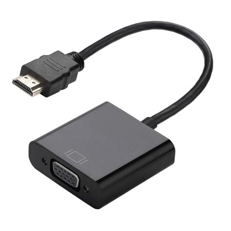 Microware HDMI Input to VGA Adapter Converter For PC Laptop NoteBook HD ...