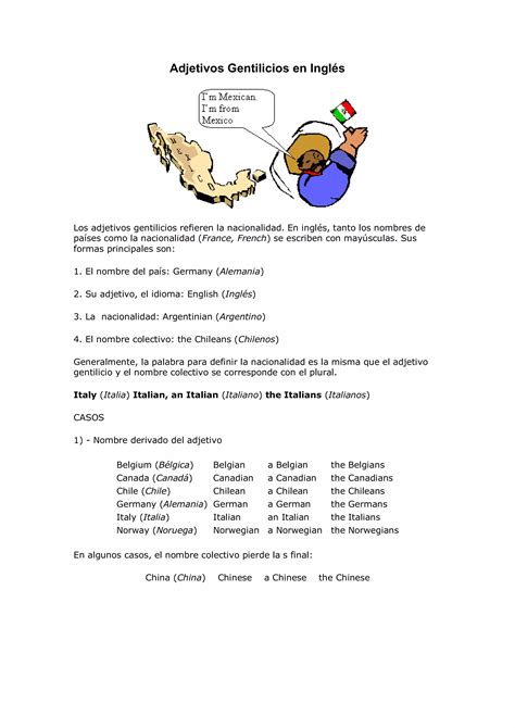 Gentilicios en ingles | PDF