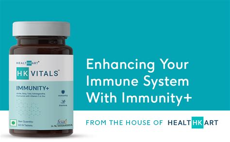 Buy HealthKart Immunity+, Immunity Boosters for Adults, Zinc, Vitamin C ...