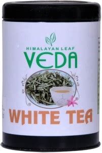 Veda Himalya Leaf White Tea Tin Jar Unflavoured Masala Tea Mason Jar ...