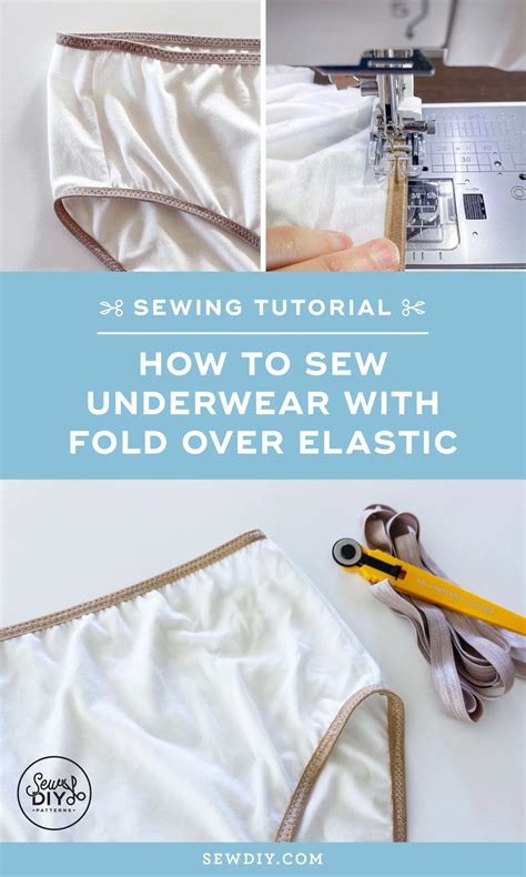How to Sew Underwear with Fold Over Elastic — Video Tutorial — Sew DIY