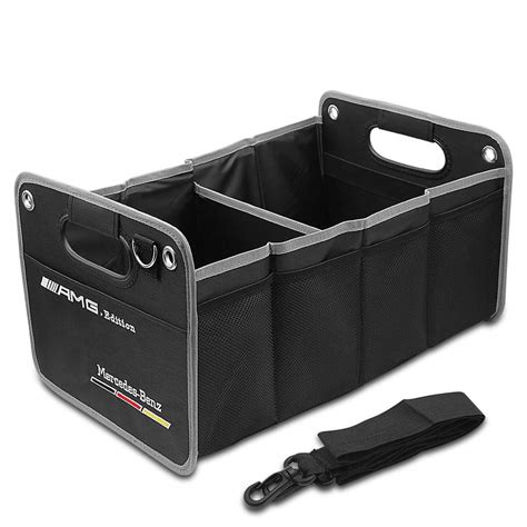 kanuoc Trunk Organizers for Mercedes-Benz AMG, Collapsible Portable ...