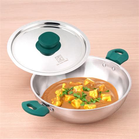 Triply Stainless Steel Kadai – The Indus Valley