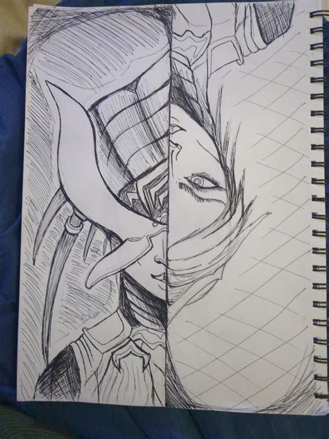 DUAL LOTUS | SPOILER ART | Traditional Pen and Paper | Feedback ...