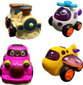 kuddlekart Unbreakable Friction Toy Car, Helicopter,Plane,Train Toys ...