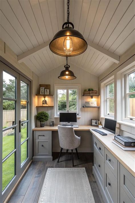 16 Inspiring Shed Office Ideas for Your Backyard in 2025 | Shed home ...