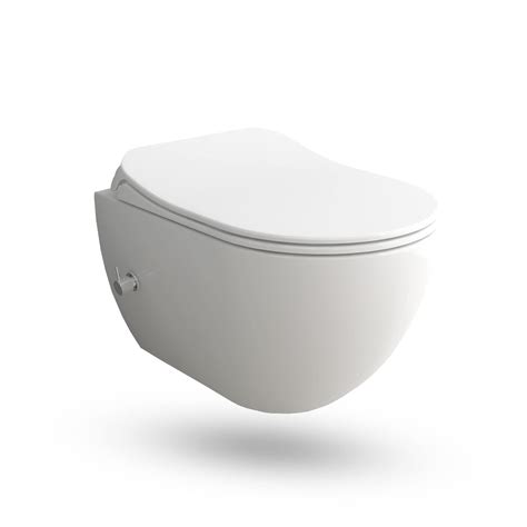 Buy Alpenberger Rimless Wall-ed Ceramic Toilet Shower Toilet with Soft ...