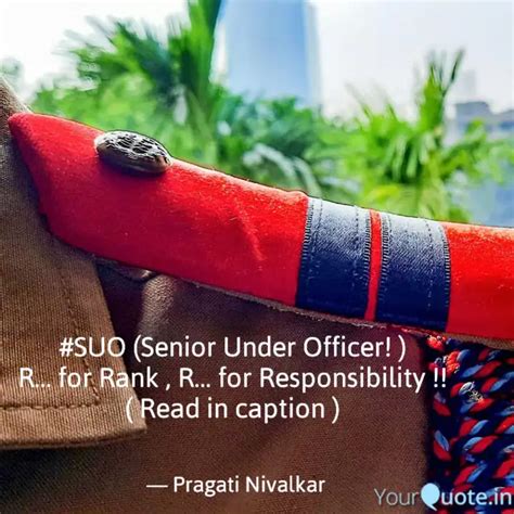 #SUO (Senior Under Office... | Quotes & Writings by Pragati Nivalkar ...