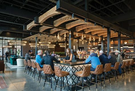 Ponderosa Social Club - A&E Design | Double sided fireplace ...