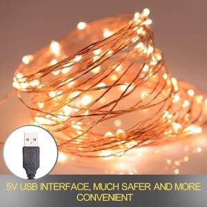 Lakshya 100 LEDs 10 m Yellow Steady String Rice Lights Price in India ...