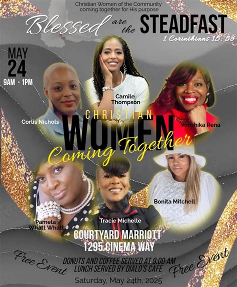 Christian Women of the Community Coming together 2025, Courtyard by ...