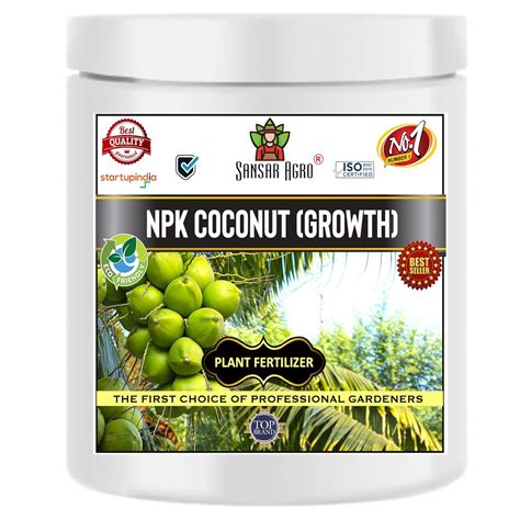 Sansar Agro® NPK for Coconut Plant Growth (200 gm), Essential NPK ...