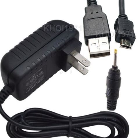 KHOI1971 ® WALL HOME HOUSE Charger AC power adapter + USB cable cord ...