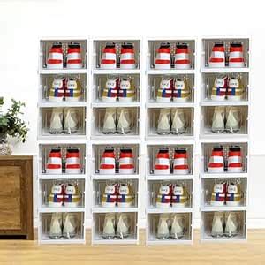 Kuber Industries 3 Layer Shoe Box for Storage|Multi-Purpose Plastic ...