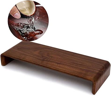 carpentray Wooden Computer Monitor Stand, Monitor Riser Desk Shelf ...