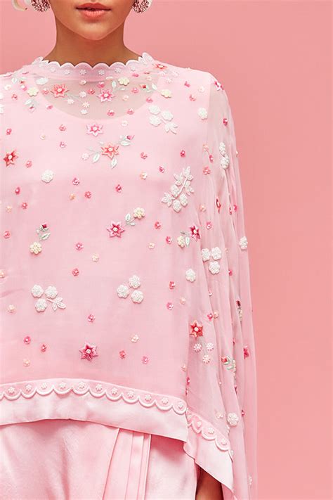 Nishat Bagh Embroidered Cape with Draped Satin Skirt – NACHIKET BARVE