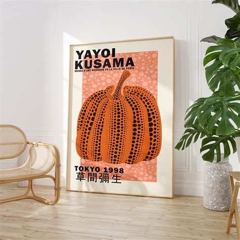 Yayoi Kusama Poster, Yayoi Kusama Print, Yayoi Kusama Pumpkin ...