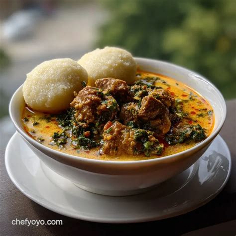 Egusi and Fufu: Perfect Nutty Nigerian Soup - ChefYoyo