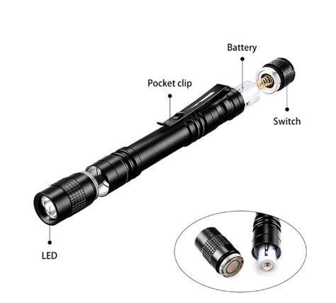 Image result for Pen Flashlight LED