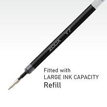 FLAIR Zoox Y7 Ball Pen | Sturdy Body With Elegant Metal Clip | Dotted ...