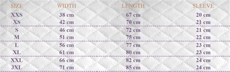 T Shirt Size Chart – ThinkGIS